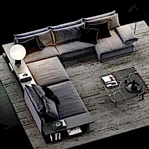 Arles Füme Rengi Köşe Koltuk